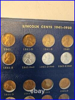 Wheat penny lot 1941-1967 RED AU/CH BU PDS COMPLETE SET RED CH UNC LINCOLN CENT