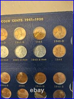 Wheat penny lot 1941-1967 RED AU/CH BU PDS COMPLETE SET RED CH UNC LINCOLN CENT