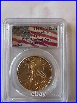 World Trade center gold complete set all 2001 pcgs verified all 4 GOLD coins