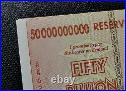Zimbabwe 100 Trillion Dollar Series Complete Set ALL AA Prefix 27 Banknotes UNC